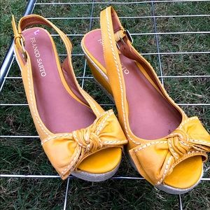 Mustard Yellow Wedges